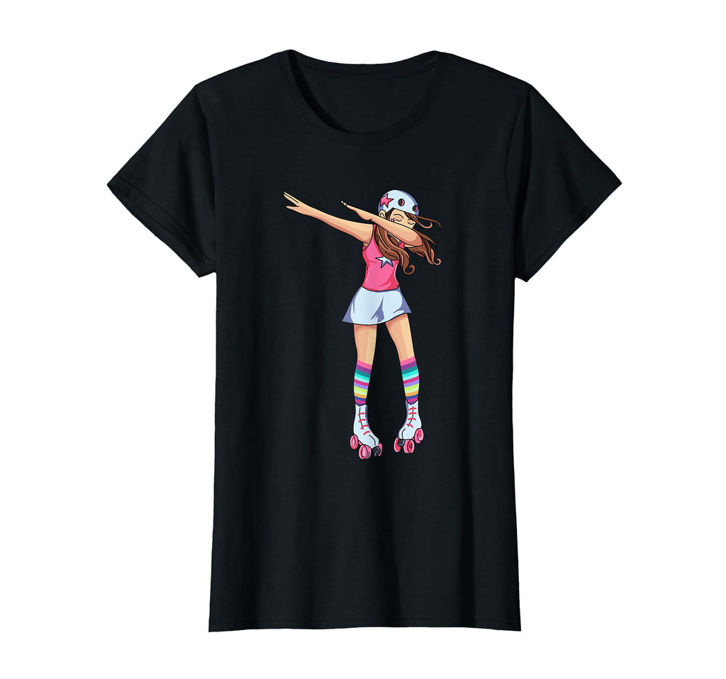 Dabbing Roller Skate Roller Skating T-Shirt - Novelty Apparel for Adults - T-Shirt, Sweatshirt, Hoodie