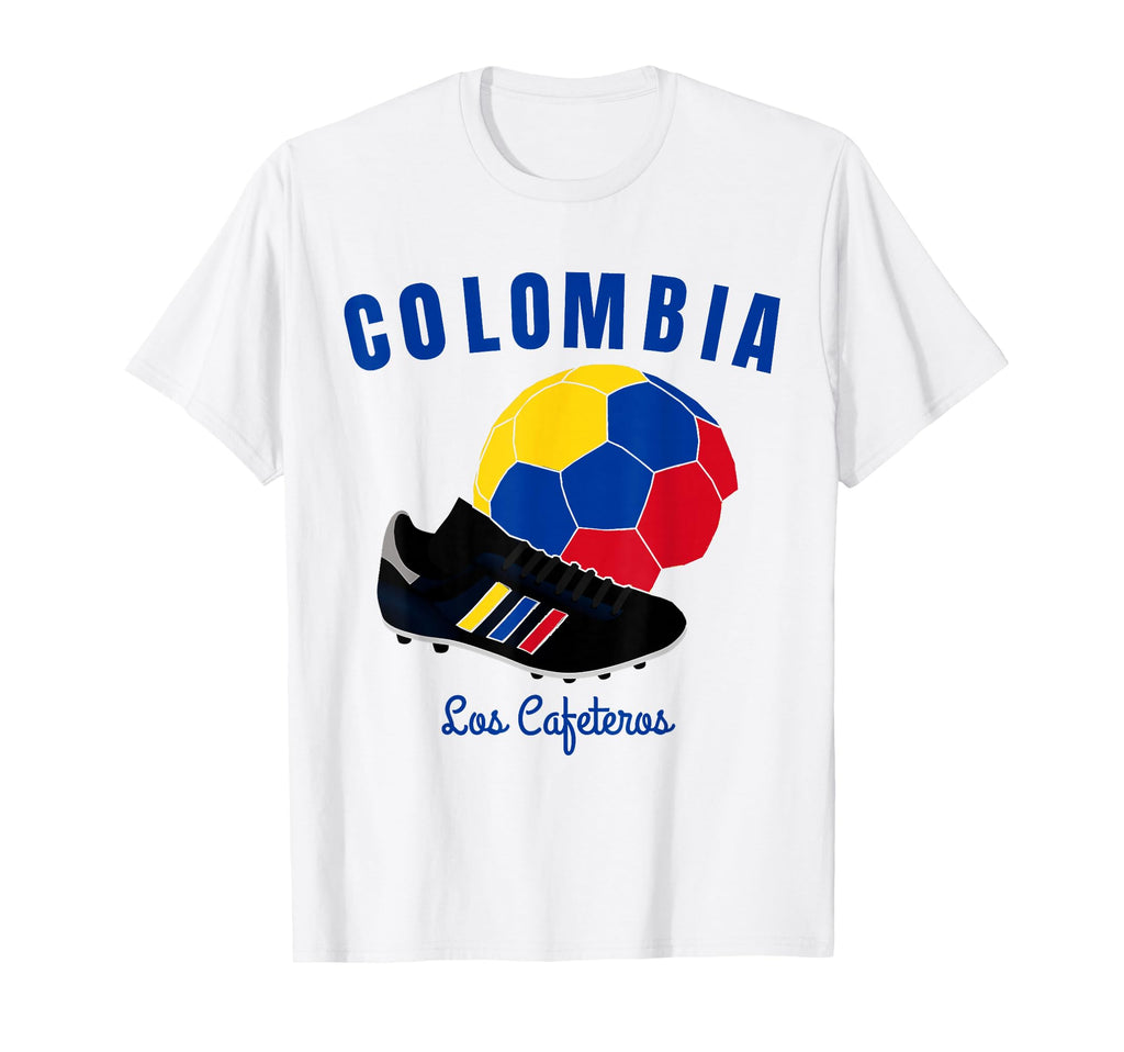 Soccer Boot Ball Cafeteros Colombia T-Shirt - Aesthetic Graphic Unisex - T-Shirt, Sweatshirt, Hoodie
