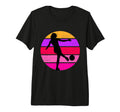 Soccer Womens Soccer Player Tri Blend T-Shirt - Minimalist Print for Adults - T-Shirt, Sweatshirt, Hoodie