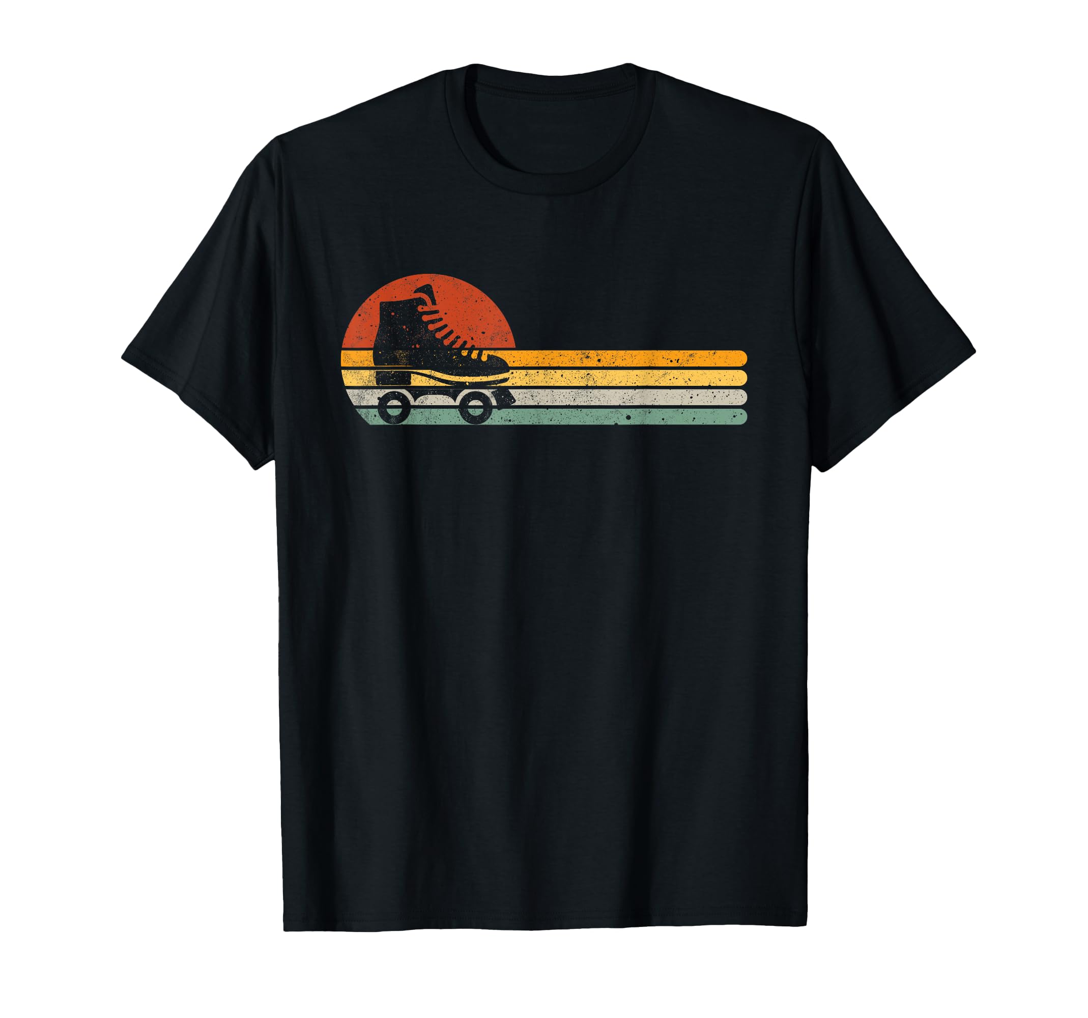 Roller Skating Roller Skate Skater Sunset T-Shirt - Trendy Graphic Unisex - T-Shirt, Sweatshirt, Hoodie