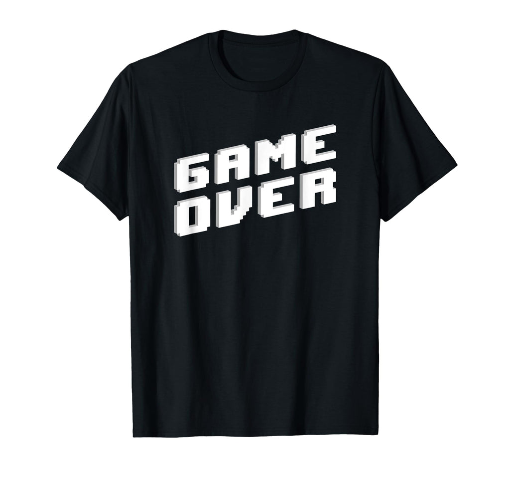 Game Over 80S 90S Arcade Gamer T-Shirt - Unique Graphic Unisex - T-Shirt, Sweatshirt, Hoodie