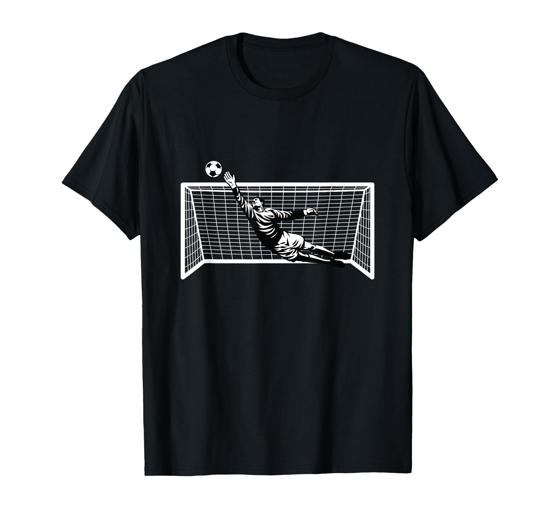 Goalkeeper Soccer Goalie T-Shirt - Custom Art Print for Adults - T-Shirt, Sweatshirt, Hoodie