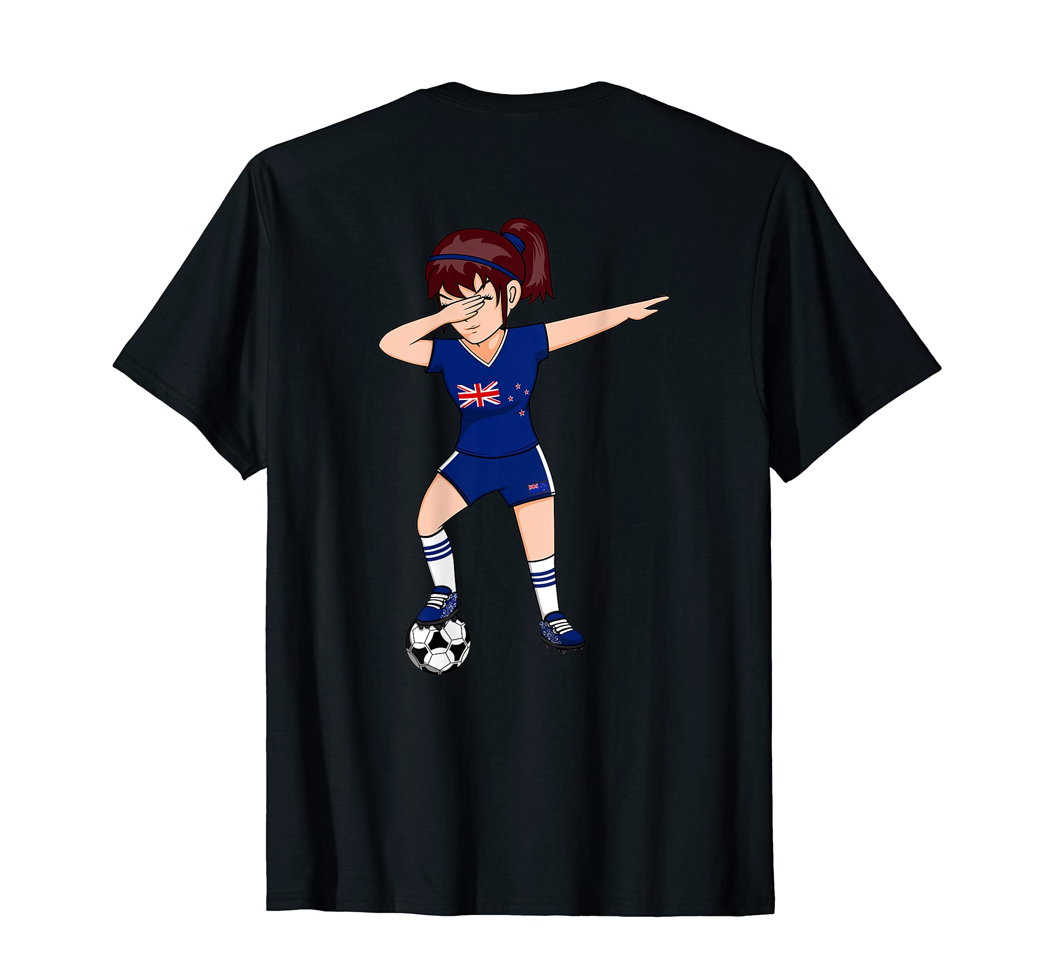 Dabbing Soccer New Zealand Jersey New T-Shirt - Graphic Print Men Women - T-Shirt, Sweatshirt, Hoodie