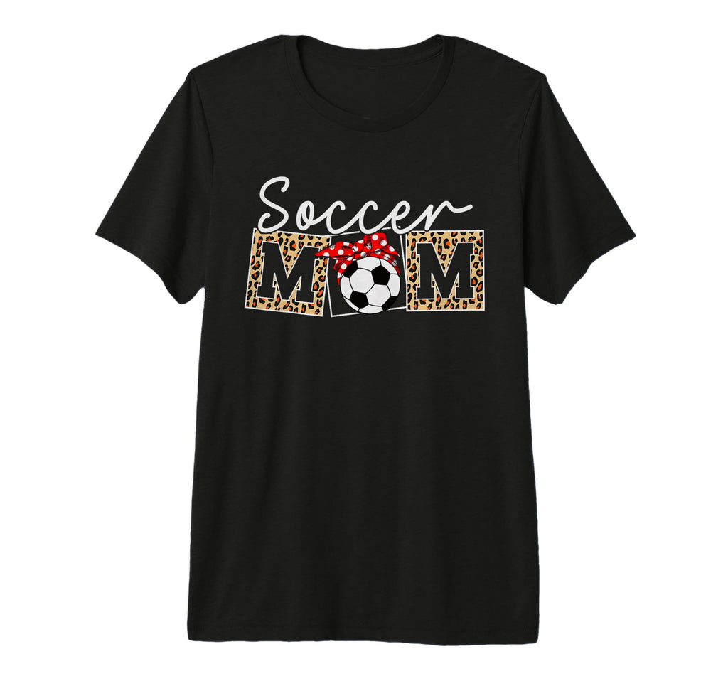 Leopard Soccer Mom Life Game Day Sports T-Shirt - Trendy Graphic Men Women - T-Shirt, Sweatshirt, Hoodie