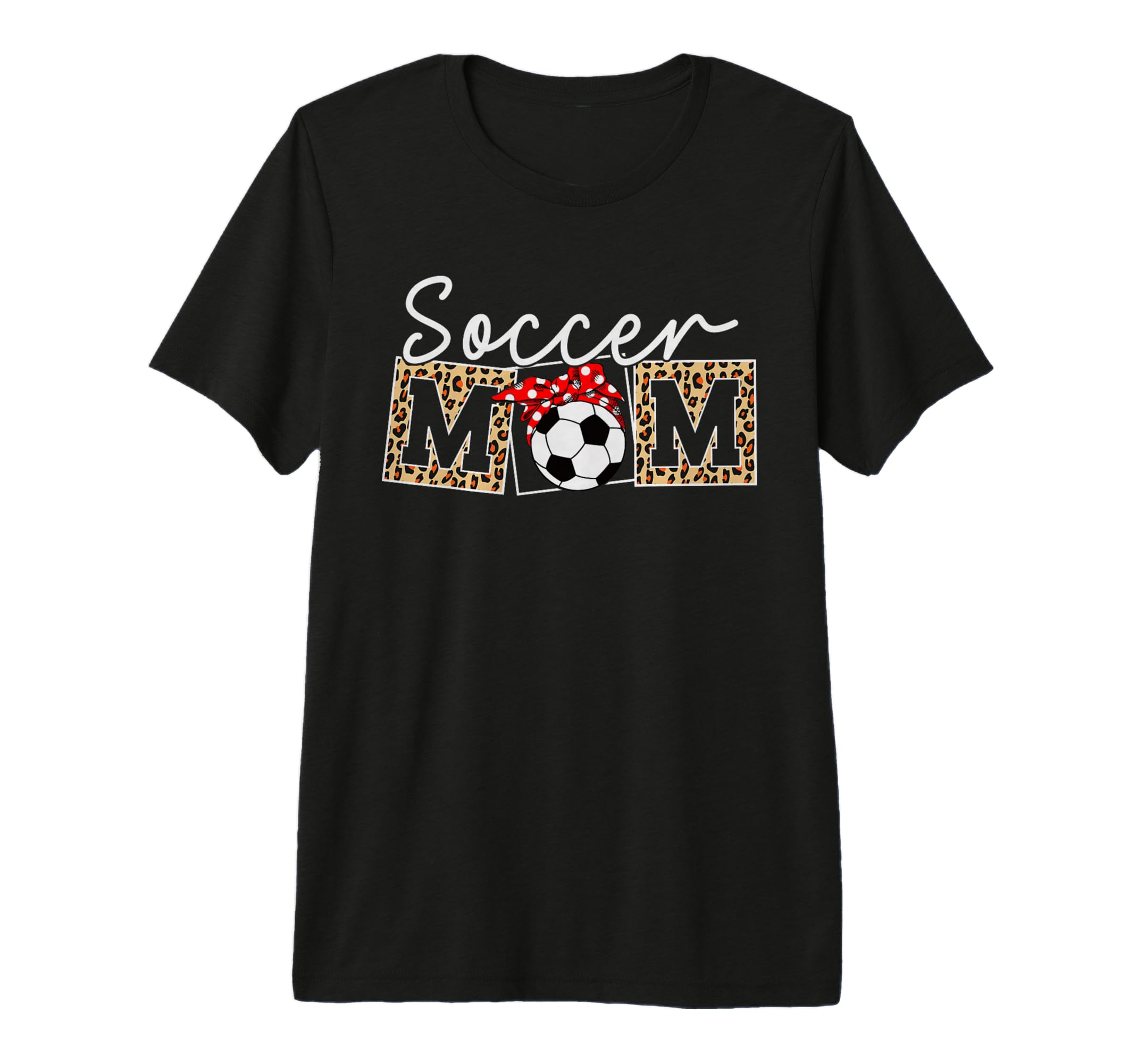 Leopard Soccer Mom Life Game Day T-Shirt - Aesthetic Graphic for Adults - T-Shirt, Sweatshirt, Hoodie