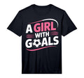 Soccer Player Goals Confidence T-Shirt - Aesthetic Graphic Unisex - T-Shirt, Sweatshirt, Hoodie