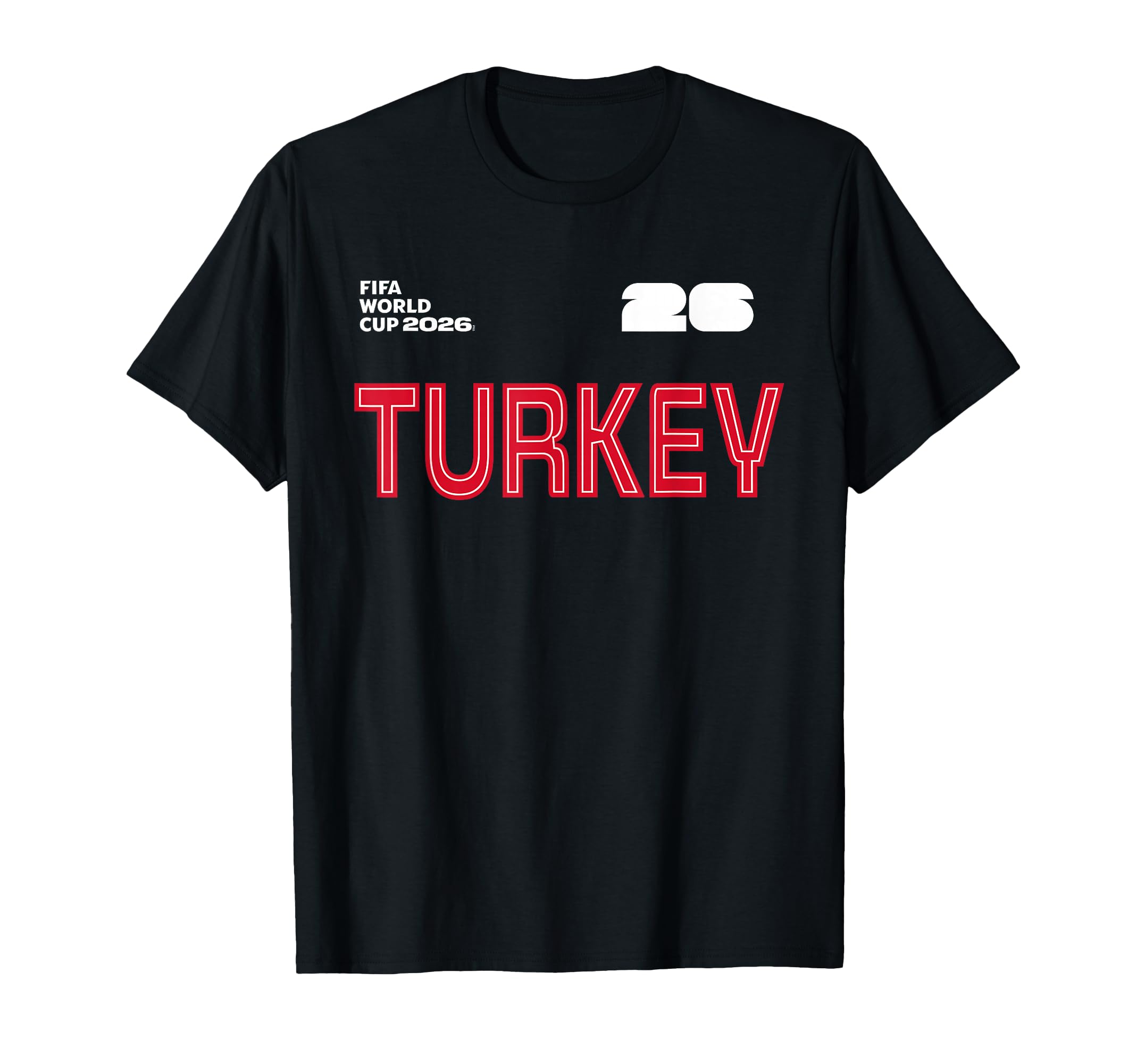 Turkey Outline Soccer T-Shirt | Soccer Lover Gift - T-Shirt, Sweatshirt, Hoodie