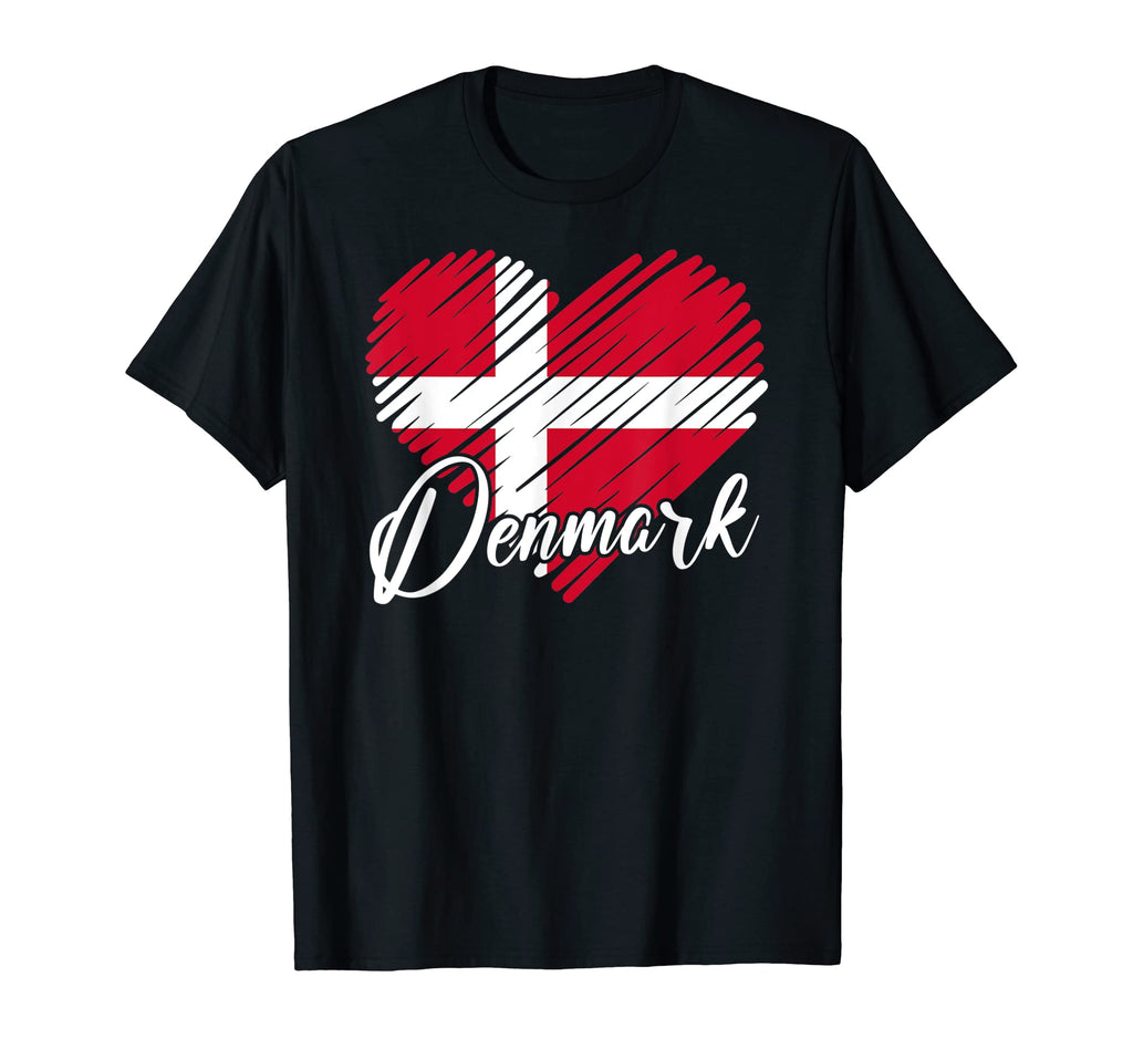 Danish Flag Denmark Pride Roots T-Shirt - Casual Everyday Wear Men Women - T-Shirt, Sweatshirt, Hoodie