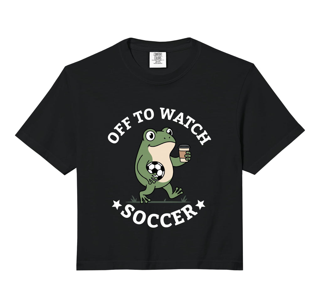Off To Watch Soccer Mom Funny Sweatshirt - Fun Novelty Design Men Women - T-Shirt, Sweatshirt, Hoodie