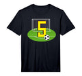 Number 5 5Th Birthday Soccer 5 Years T-Shirt - Fun Novelty Design Unisex - T-Shirt, Sweatshirt, Hoodie