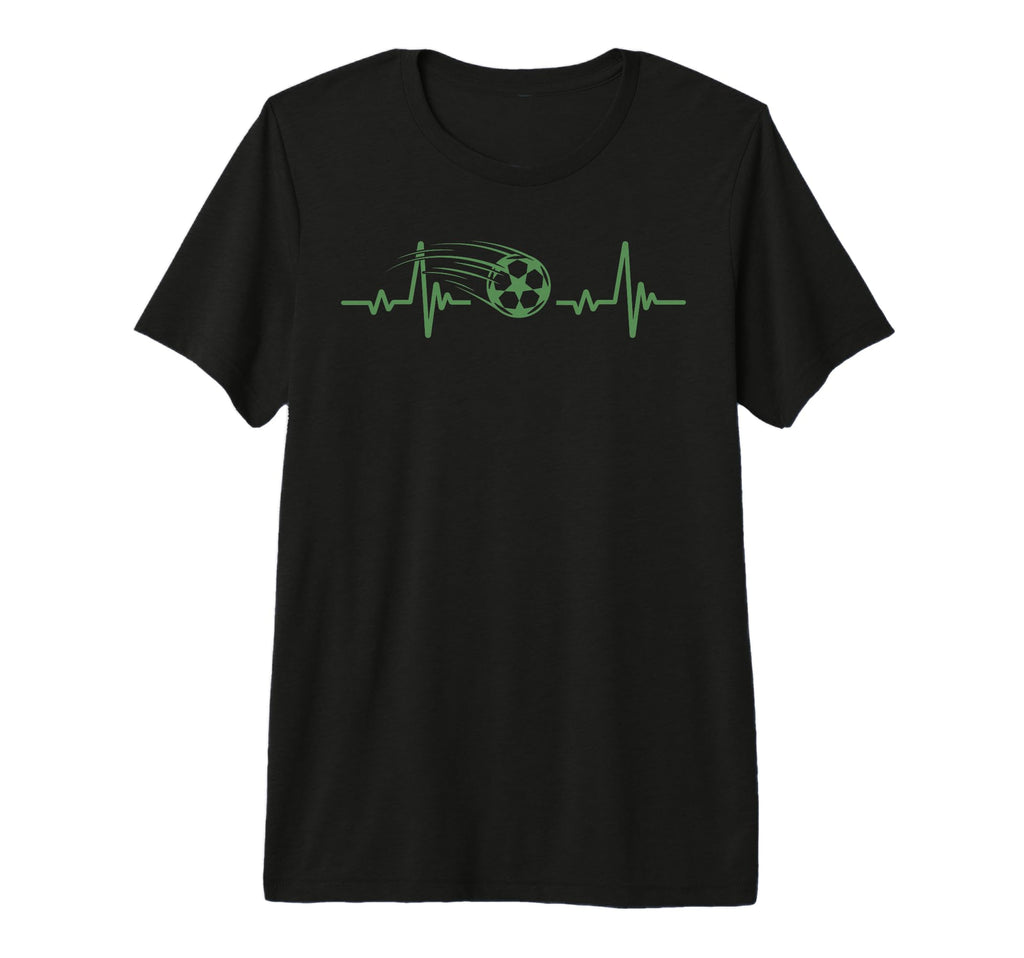 Soccer Heartbeat Tees Soccer Ball T-Shirt - Novelty Apparel Men Women - T-Shirt, Sweatshirt, Hoodie