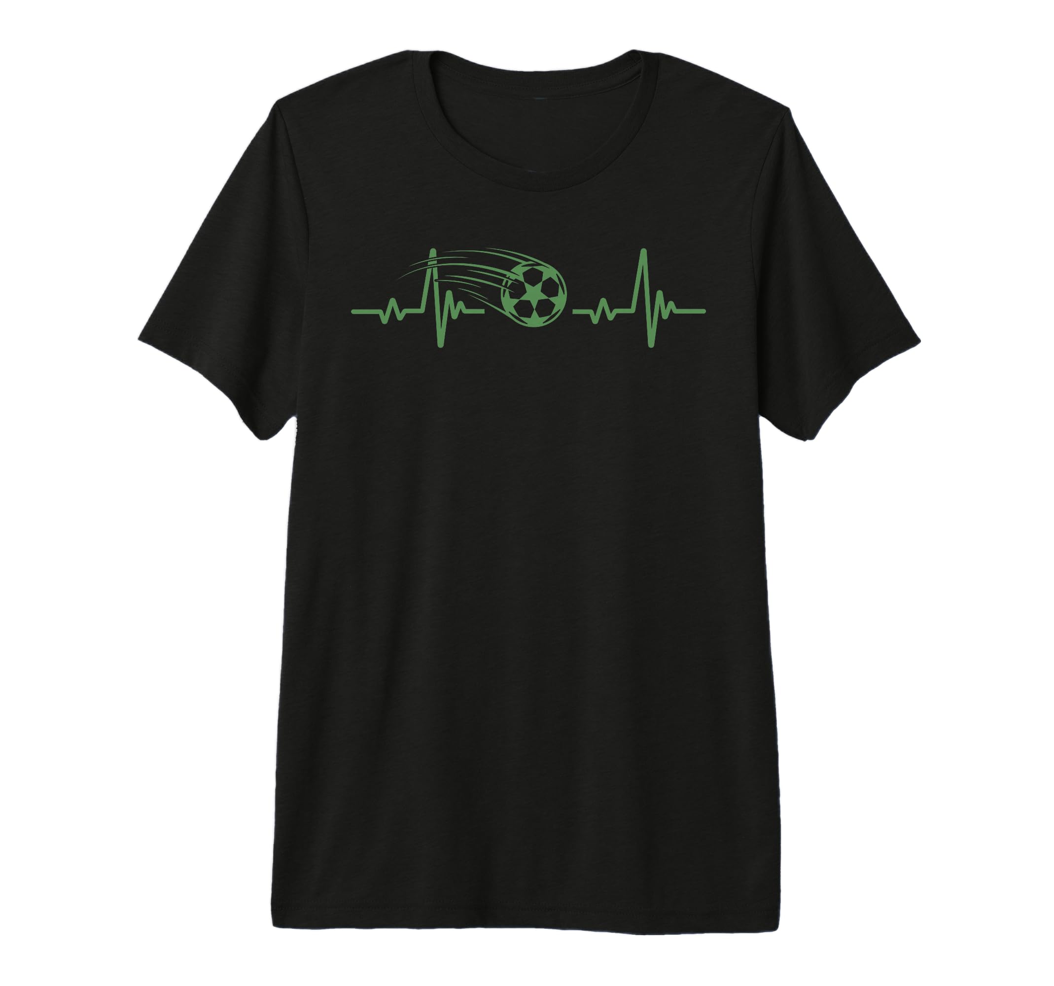 Soccer Heartbeat Tees Soccer Ball T-Shirt - Novelty Apparel Men Women - T-Shirt, Sweatshirt, Hoodie