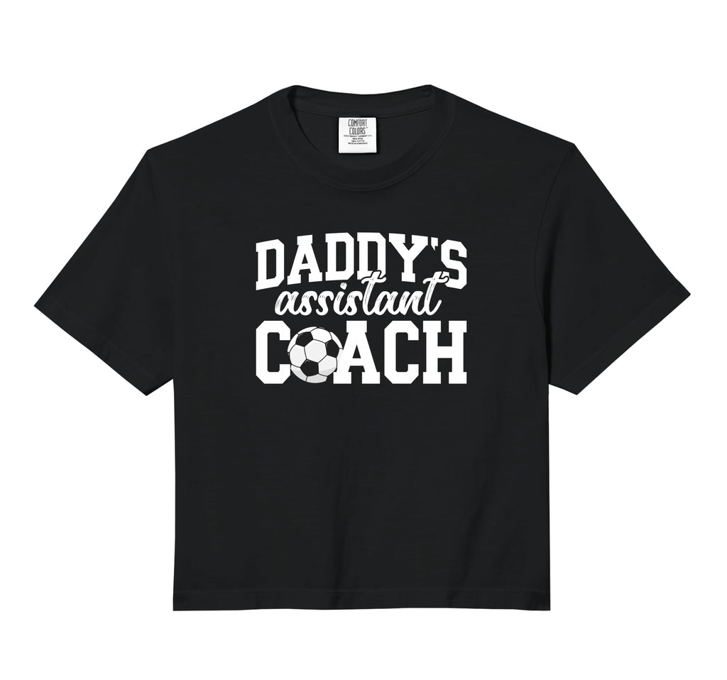 Daddys Assistant Coach Soccer Assistant T-Shirt - Aesthetic Graphic Unisex - T-Shirt, Sweatshirt, Hoodie