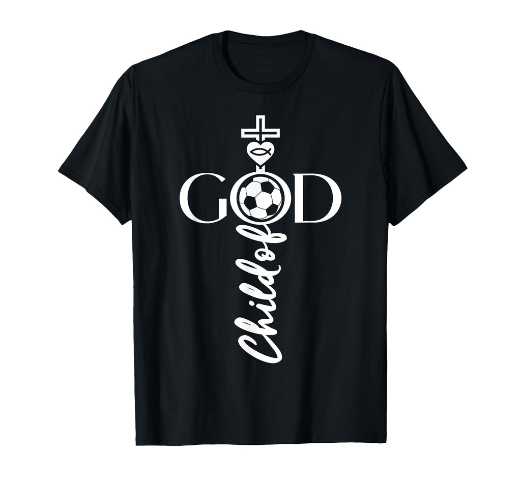 Religious Jesus Soccer Child God Soccer T-Shirt - Custom Art Print Unisex - T-Shirt, Sweatshirt, Hoodie