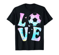 Soccer Love Ball Tie Dye Soccer Player T-Shirt - Novelty Apparel for Adults - T-Shirt, Sweatshirt, Hoodie
