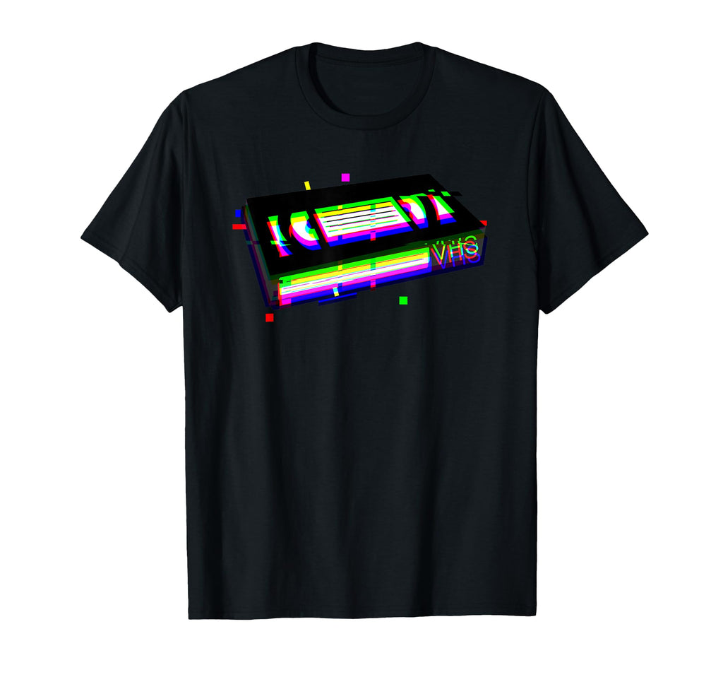 Vhs Tape Vaporwave Aesthetic 90Er Glitch T-Shirt - Minimalist Print Unisex - T-Shirt, Sweatshirt, Hoodie