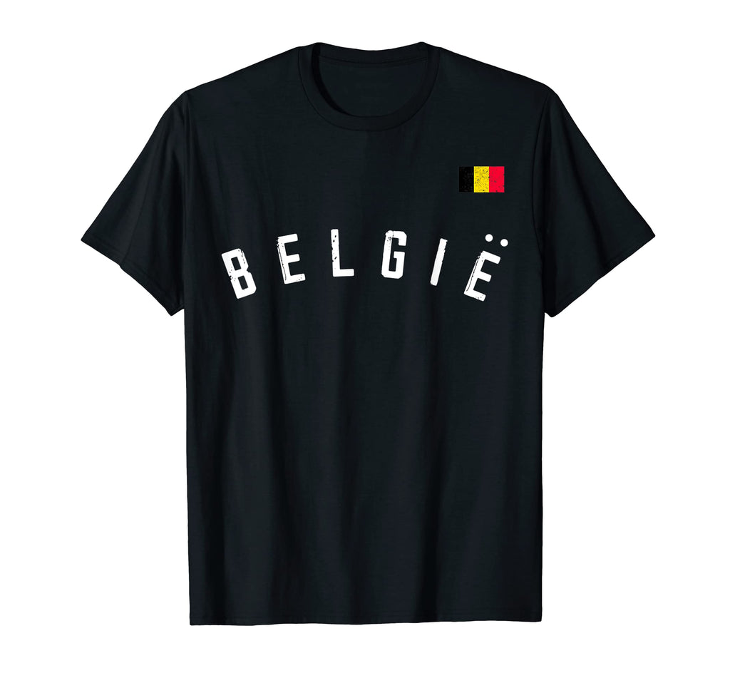 Belgium Football Flag Pride Belgian T-Shirt - Trendy Graphic for Adults - T-Shirt, Sweatshirt, Hoodie