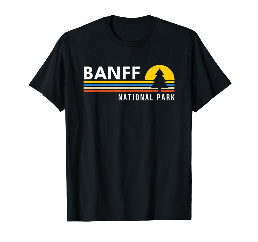 Banff National Park Canada Souvenirs T-Shirt - Minimalist Print Men Women - T-Shirt, Sweatshirt, Hoodie