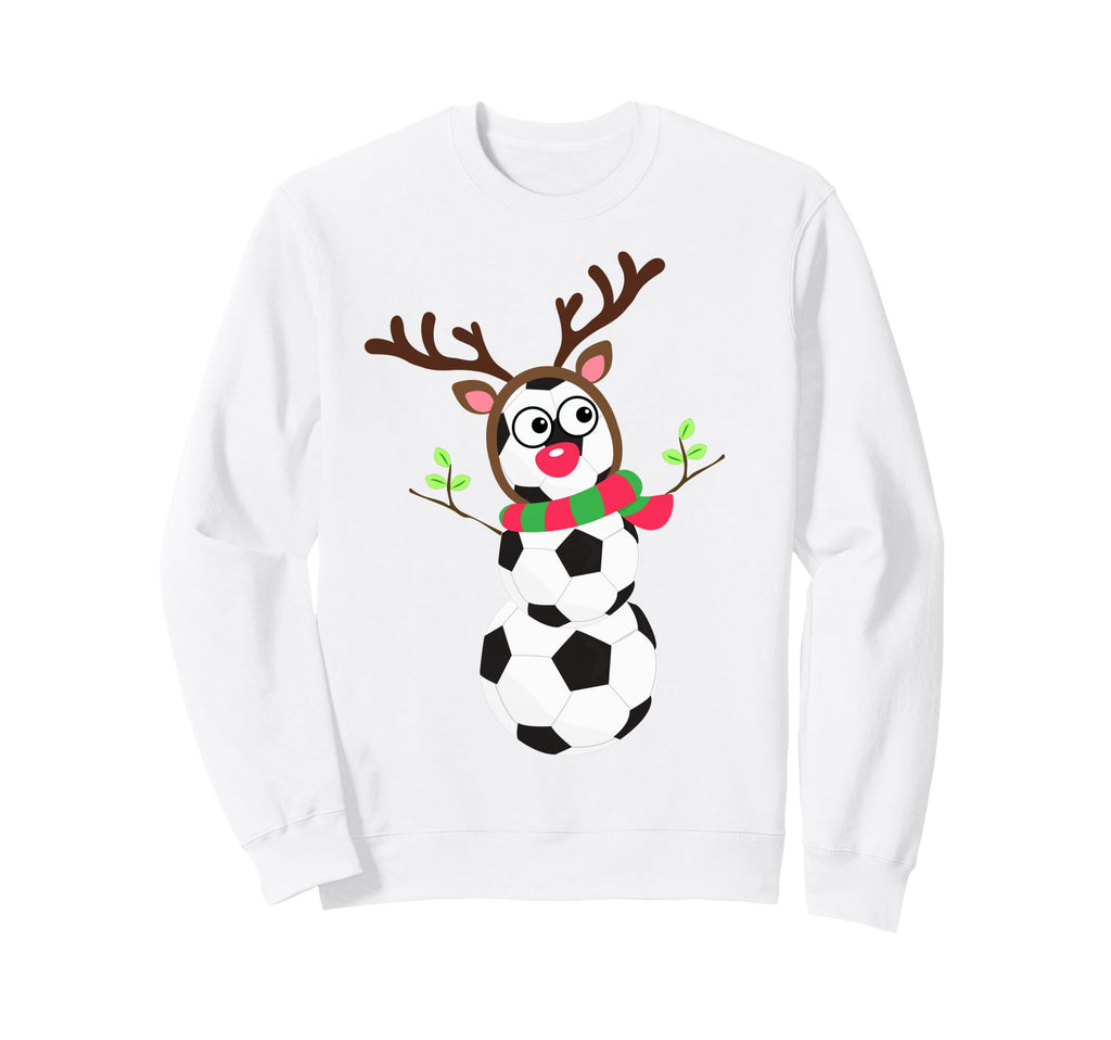 Soccer Balls Snowman Winter Sports Sweatshirt - Novelty Apparel for Adults - T-Shirt, Sweatshirt, Hoodie