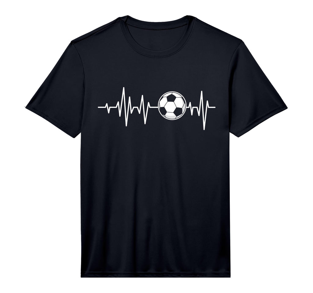 Soccer Heartbeat Soccer Lover Soccer T-Shirt - Minimalist Print for Adults - T-Shirt, Sweatshirt, Hoodie
