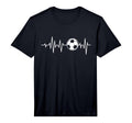 Soccer Heartbeat Soccer Lover T-Shirt - Aesthetic Graphic for Adults - T-Shirt, Sweatshirt, Hoodie