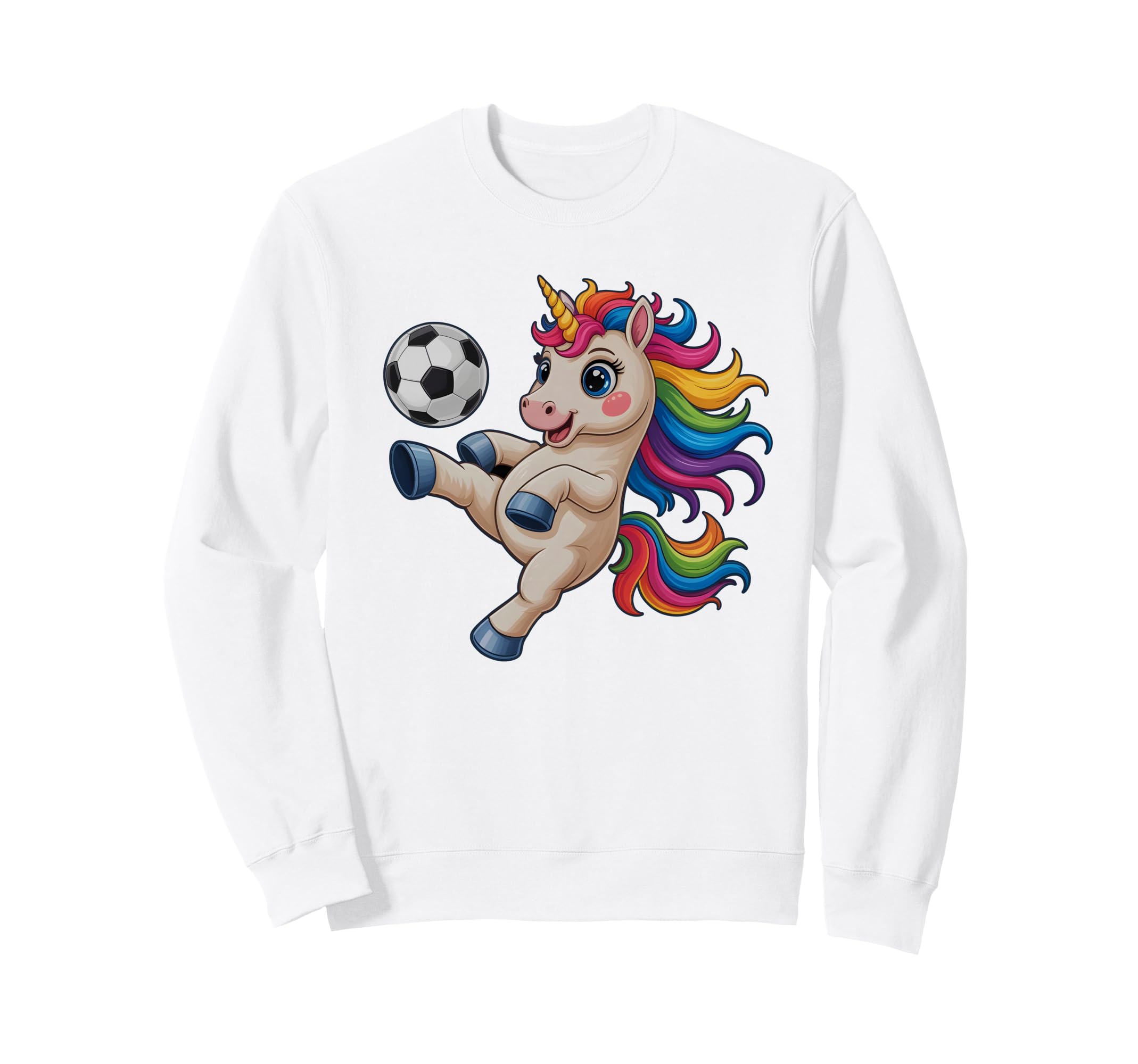 Kawaii Soccer Just Who Loves Sweatshirt - Aesthetic Graphic Men Women - T-Shirt, Sweatshirt, Hoodie