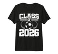 Class 2026 Soccer Senior Graduation Tri T-Shirt - Aesthetic Graphic Unisex - T-Shirt, Sweatshirt, Hoodie