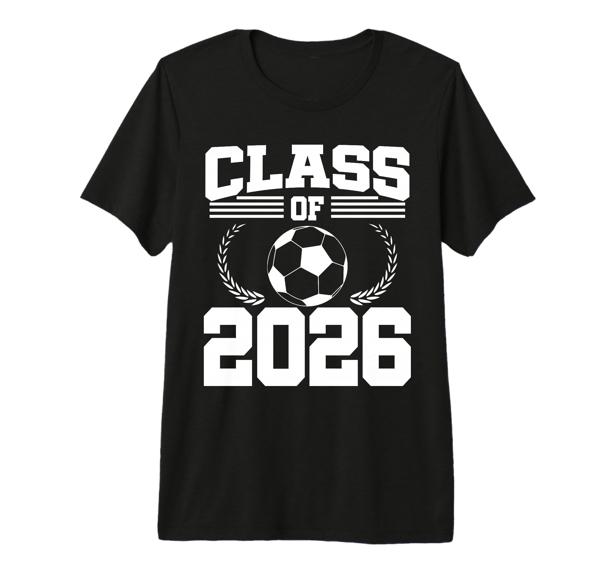Class 2026 Soccer Senior Graduation Tri T-Shirt - Aesthetic Graphic Unisex - T-Shirt, Sweatshirt, Hoodie