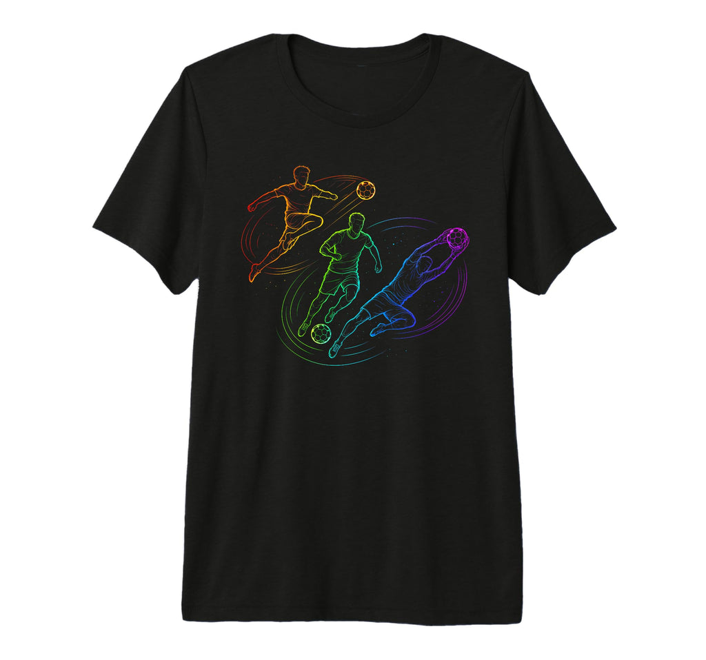 Soccer Goalie Player Sports Tri Blend T-Shirt - Trendy Graphic Men Women - T-Shirt, Sweatshirt, Hoodie