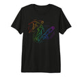 Soccer Goalie Player Sports Tri Blend T-Shirt - Trendy Graphic Men Women - T-Shirt, Sweatshirt, Hoodie