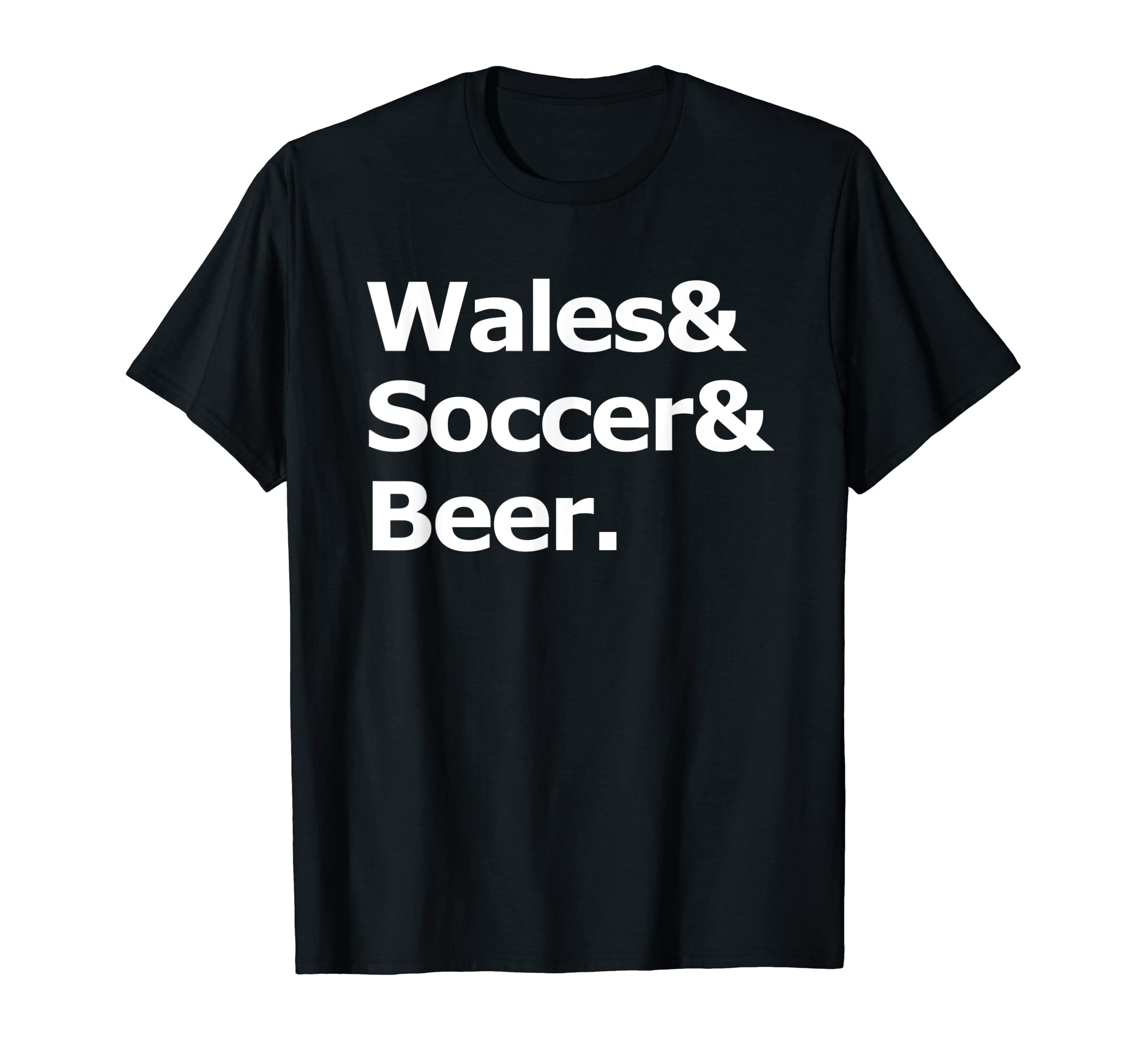 Wales Soccer Beer Football Welsh T-Shirt - Minimalist Print for Adults - T-Shirt, Sweatshirt, Hoodie