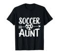 Soccer Aunt Heart Sport Auntie T-Shirt - Novelty Apparel Unisex - T-Shirt, Sweatshirt, Hoodie
