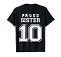 Number 10 Custom Proud Soccer T-Shirt - Fun Novelty Design Men Women - T-Shirt, Sweatshirt, Hoodie