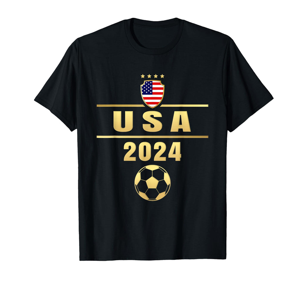 American Flag Soccer Team Womens T-Shirt - Aesthetic Graphic Men Women - T-Shirt, Sweatshirt, Hoodie