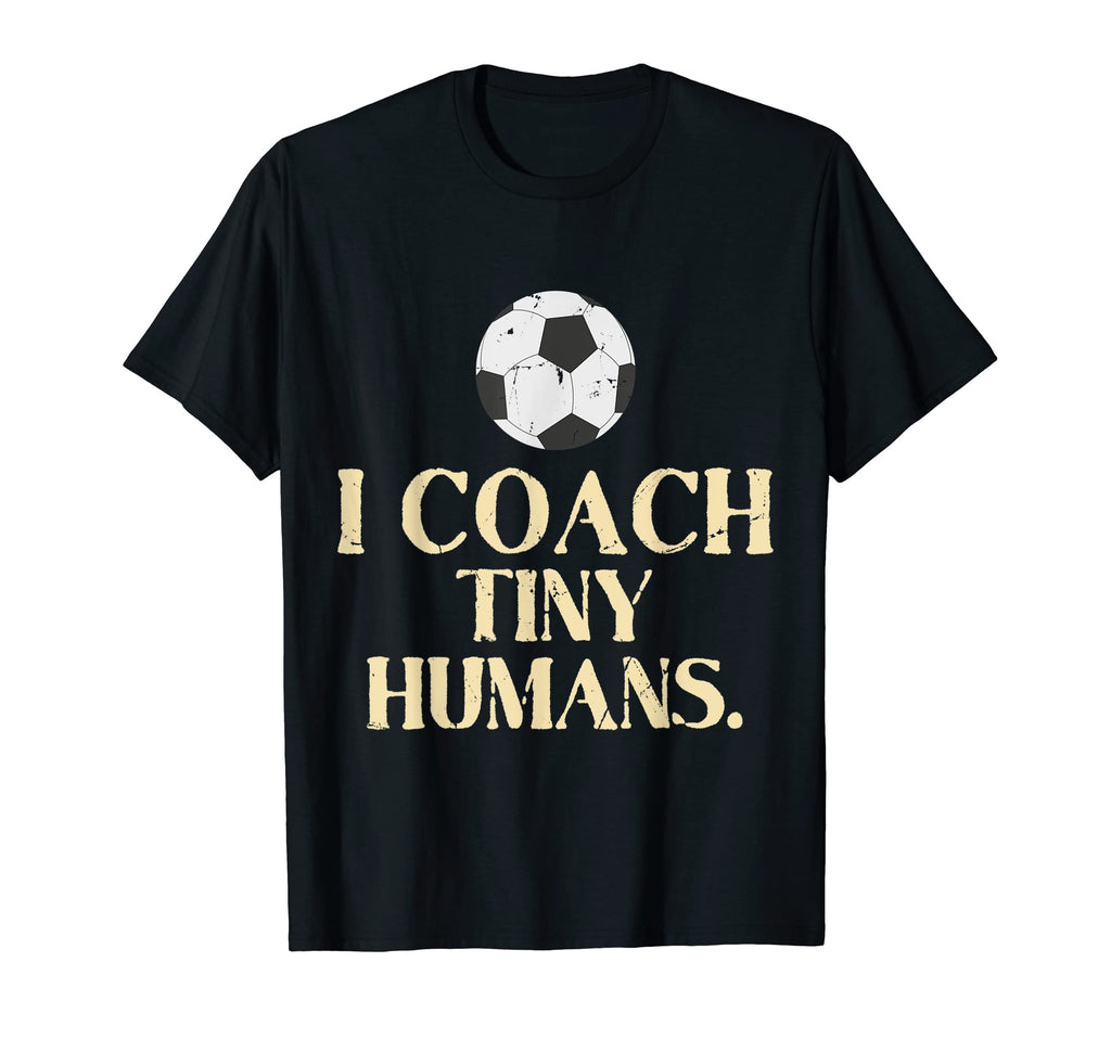 Soccer Coach Tiny Humans Soccer Game T-Shirt - Minimalist Print for Adults - T-Shirt, Sweatshirt, Hoodie