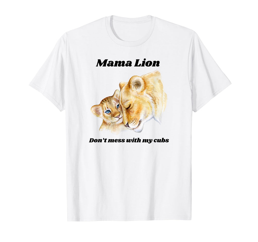 Mama Lioness Tiger Cougar Big Cat T-Shirt - Aesthetic Graphic for Adults - T-Shirt, Sweatshirt, Hoodie