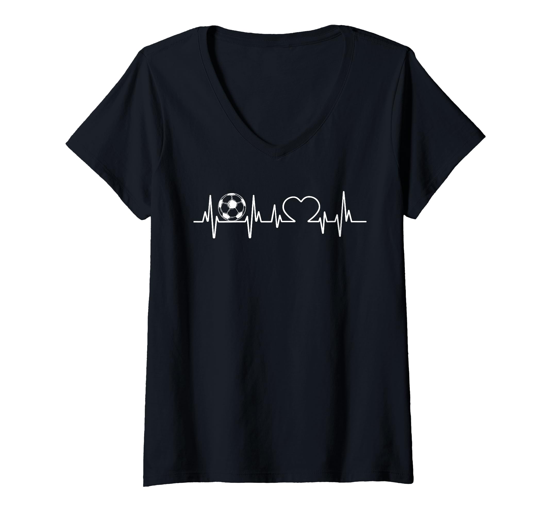 Soccer Heart Beat Pulse Play T-Shirt - Casual Everyday Wear for Adults - T-Shirt, Sweatshirt, Hoodie