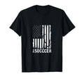 American Flag Soccer Rustic T-Shirt - Aesthetic Graphic Men Women - T-Shirt, Sweatshirt, Hoodie