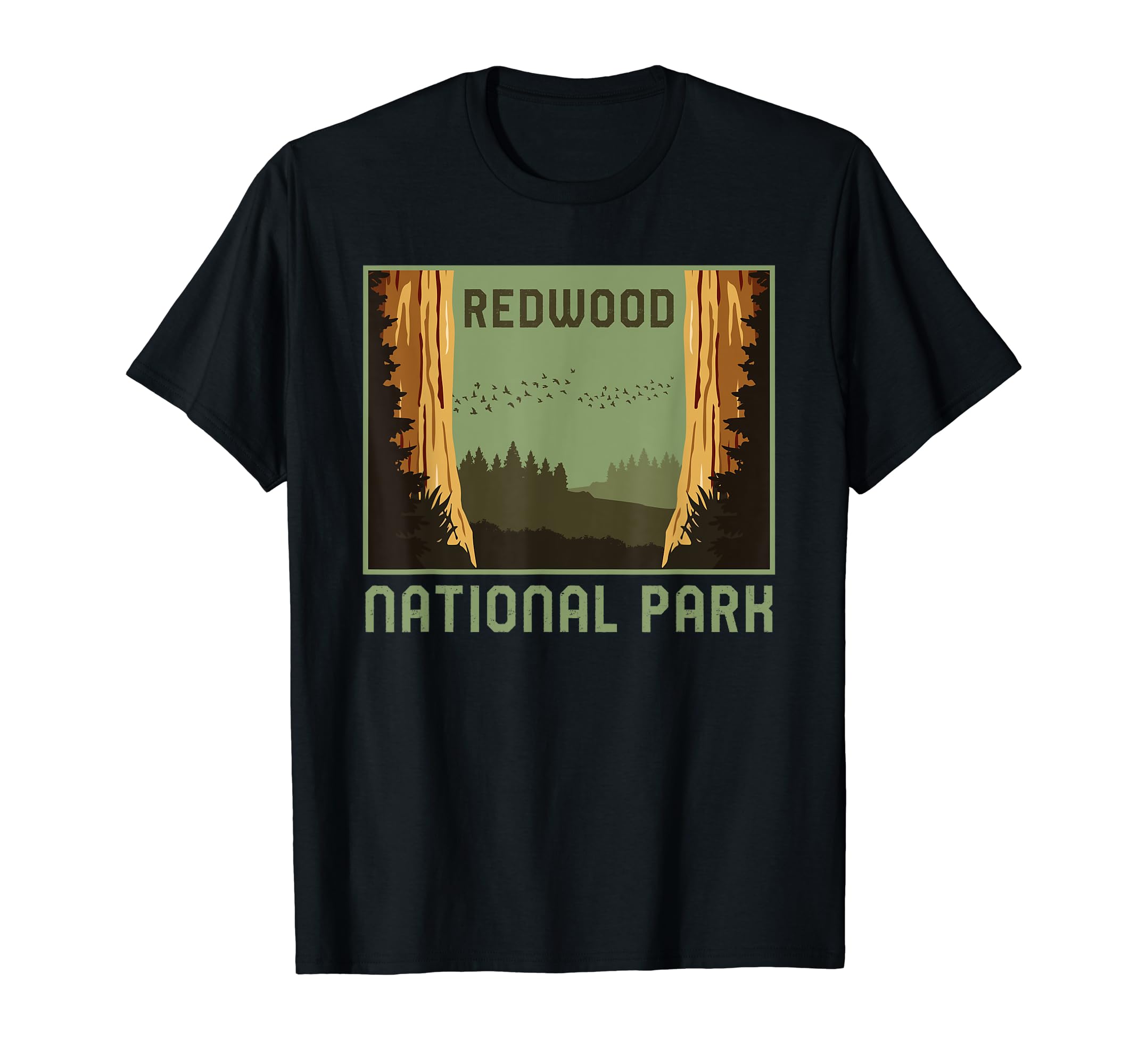 Redwood National Park California T-Shirt - Aesthetic Graphic Men Women - T-Shirt, Sweatshirt, Hoodie