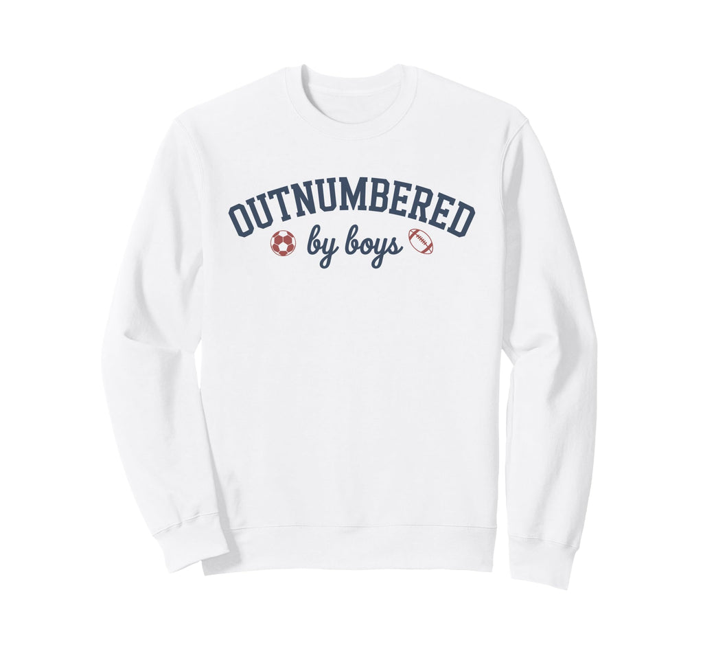 Outnumbered Mom Football Mom Goose Sweatshirt - Unique Graphic Unisex - T-Shirt, Sweatshirt, Hoodie