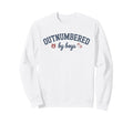 Outnumbered Mom Football Mom Goose Sweatshirt - Unique Graphic Unisex - T-Shirt, Sweatshirt, Hoodie