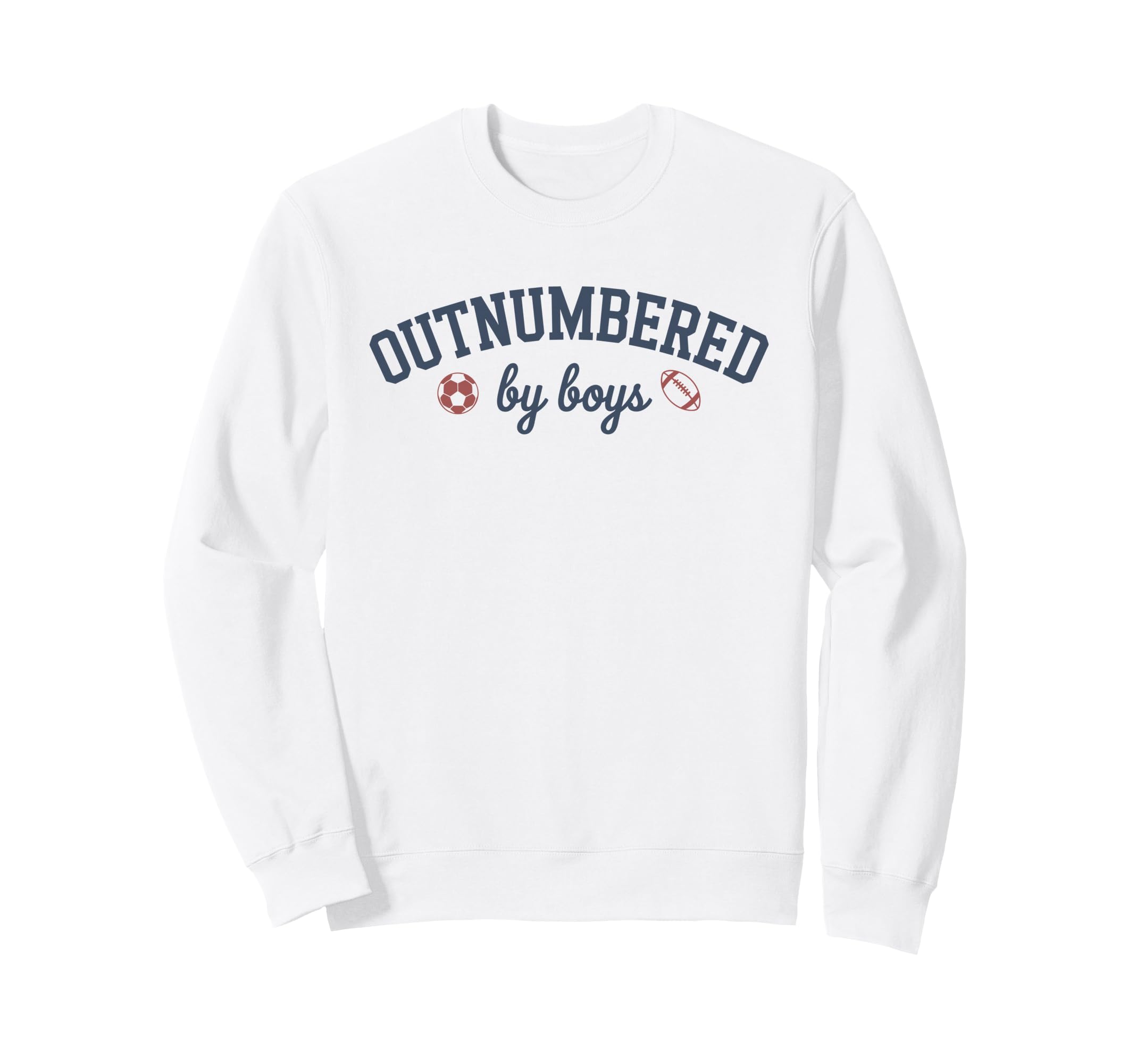 Outnumbered Mom Football Mom Goose Sweatshirt - Unique Graphic Unisex - T-Shirt, Sweatshirt, Hoodie