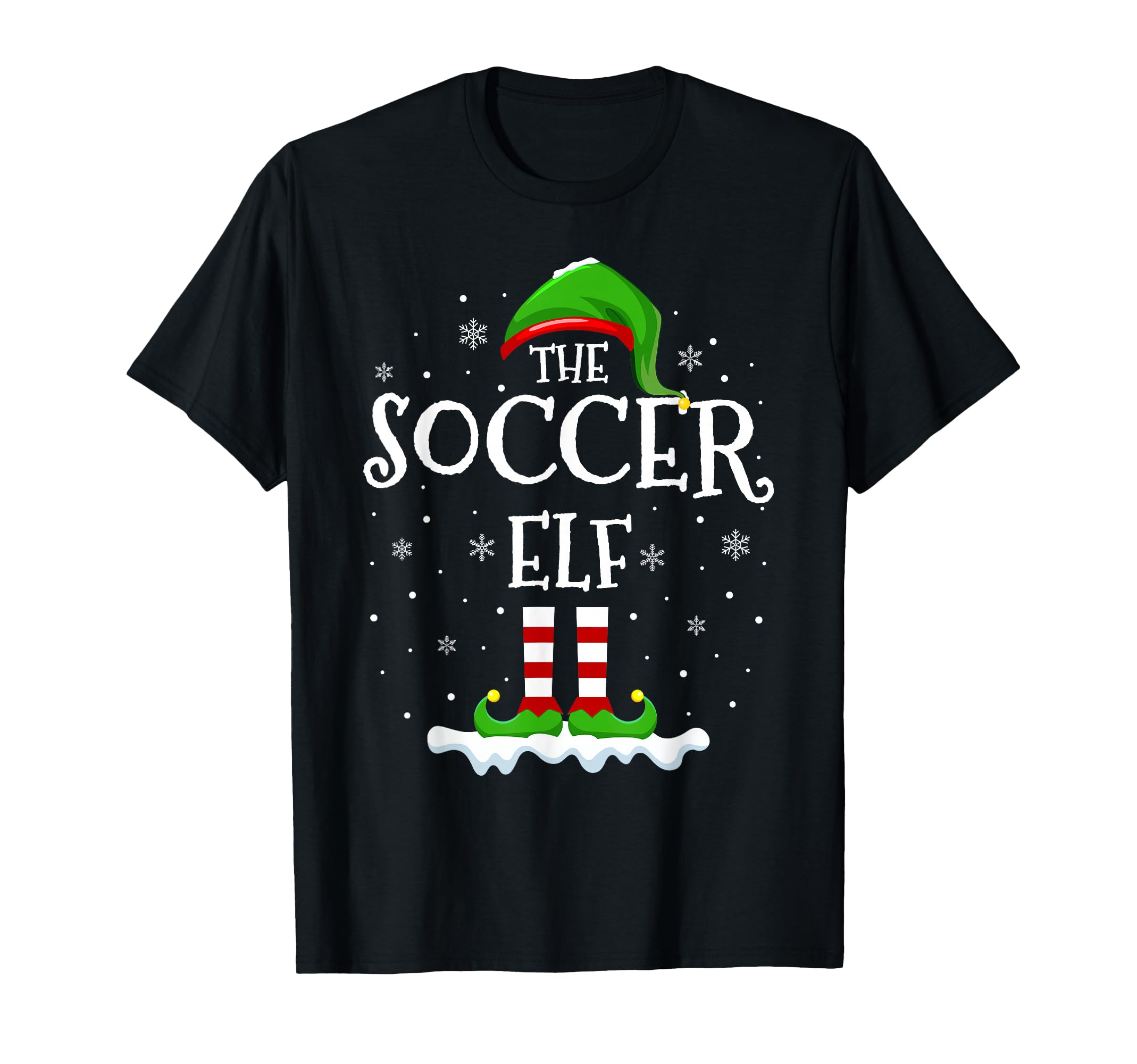 Soccer Elf Squad Family Matching T-Shirt - Minimalist Print Men Women - T-Shirt, Sweatshirt, Hoodie