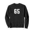 Number 65 80S 90S Soccer Team Jersey Sweatshirt - Novelty Apparel Unisex - T-Shirt, Sweatshirt, Hoodie