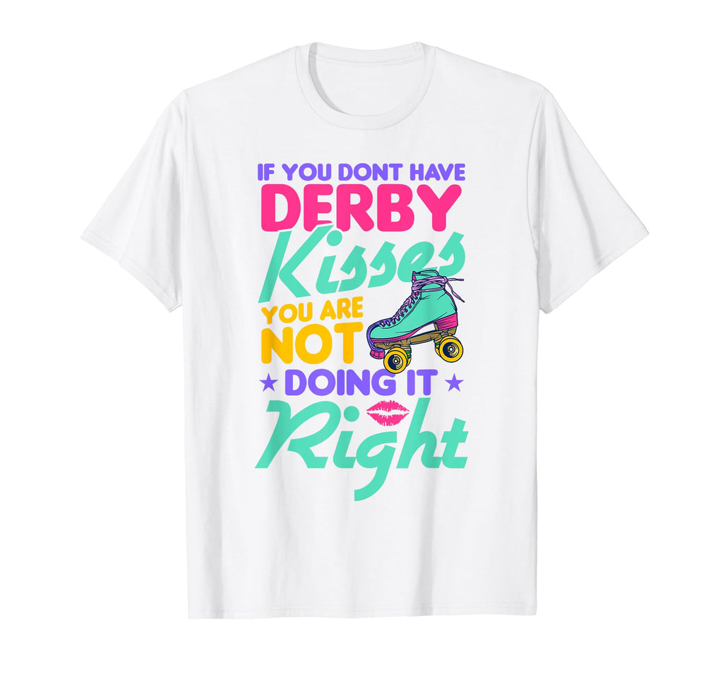 Disco Derby Roller Skating Rollerskates T-Shirt - Graphic Print Men Women - T-Shirt, Sweatshirt, Hoodie