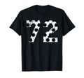 Soccer 72 Jersey Number T-Shirt - Custom Art Print Unisex - T-Shirt, Sweatshirt, Hoodie