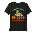 Funny Runs Dogs And Roller Skating T-Shirt - Trendy Graphic for Adults - T-Shirt, Sweatshirt, Hoodie