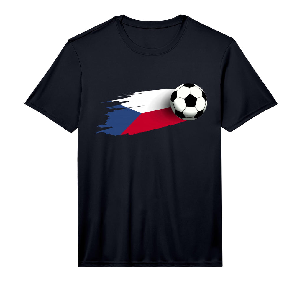 Mens Czech Republic Flag Czech Soccer T-Shirt - Novelty Apparel Unisex - T-Shirt, Sweatshirt, Hoodie