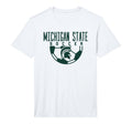 Michigan State Msu Spartans Soccer Arch T-Shirt - Minimalist Print Unisex - T-Shirt, Sweatshirt, Hoodie
