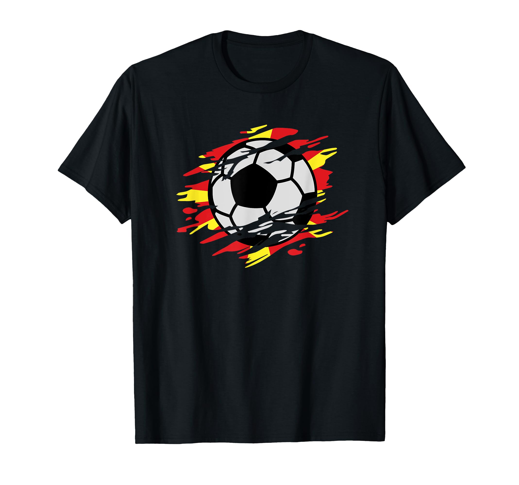 North Macedonia Football And T-Shirt - Fun Novelty Design for Adults - T-Shirt, Sweatshirt, Hoodie